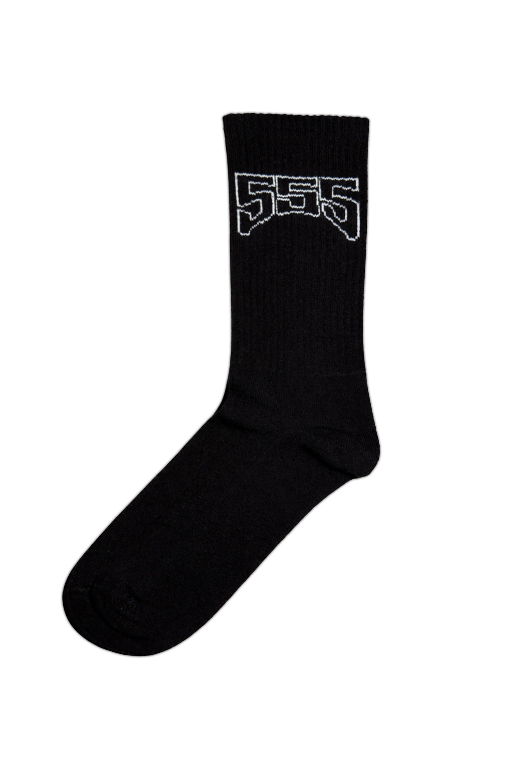 5:55 DIVINE CREST SOCKS - BLACK