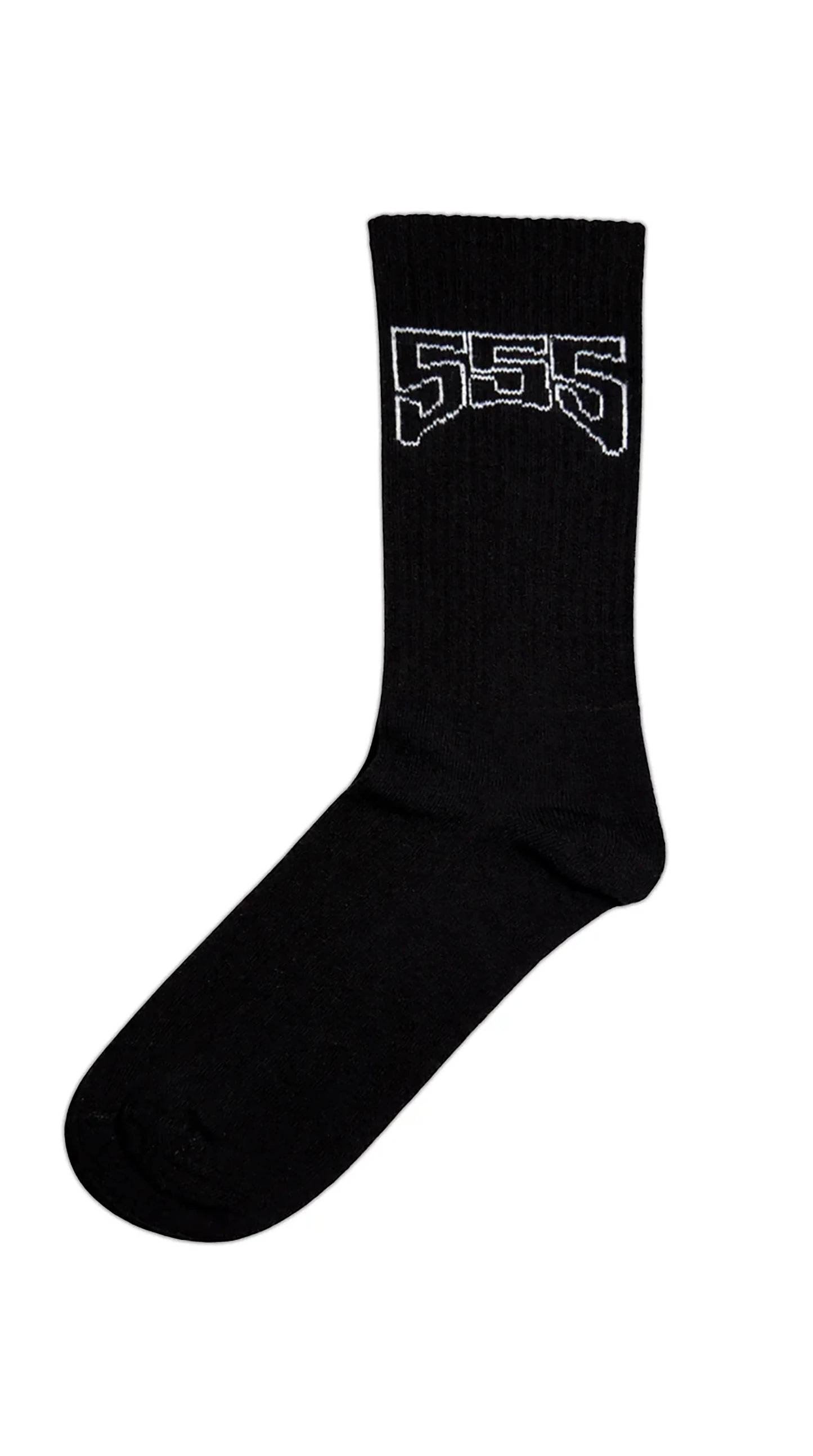 5:55 DIVINE CREST SOCKS - BLACK