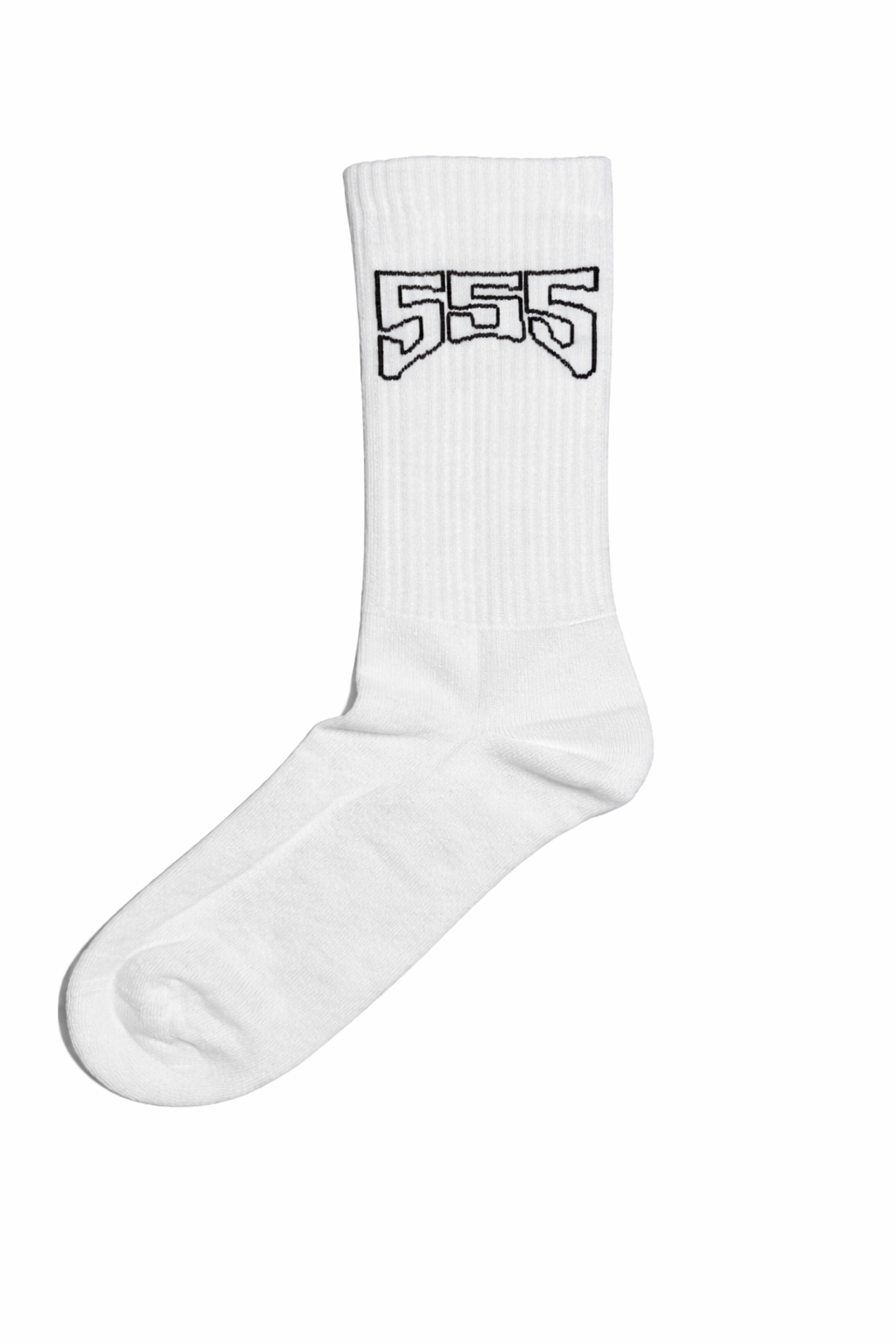5:55 DIVINE CREST SOCKS - WHITE