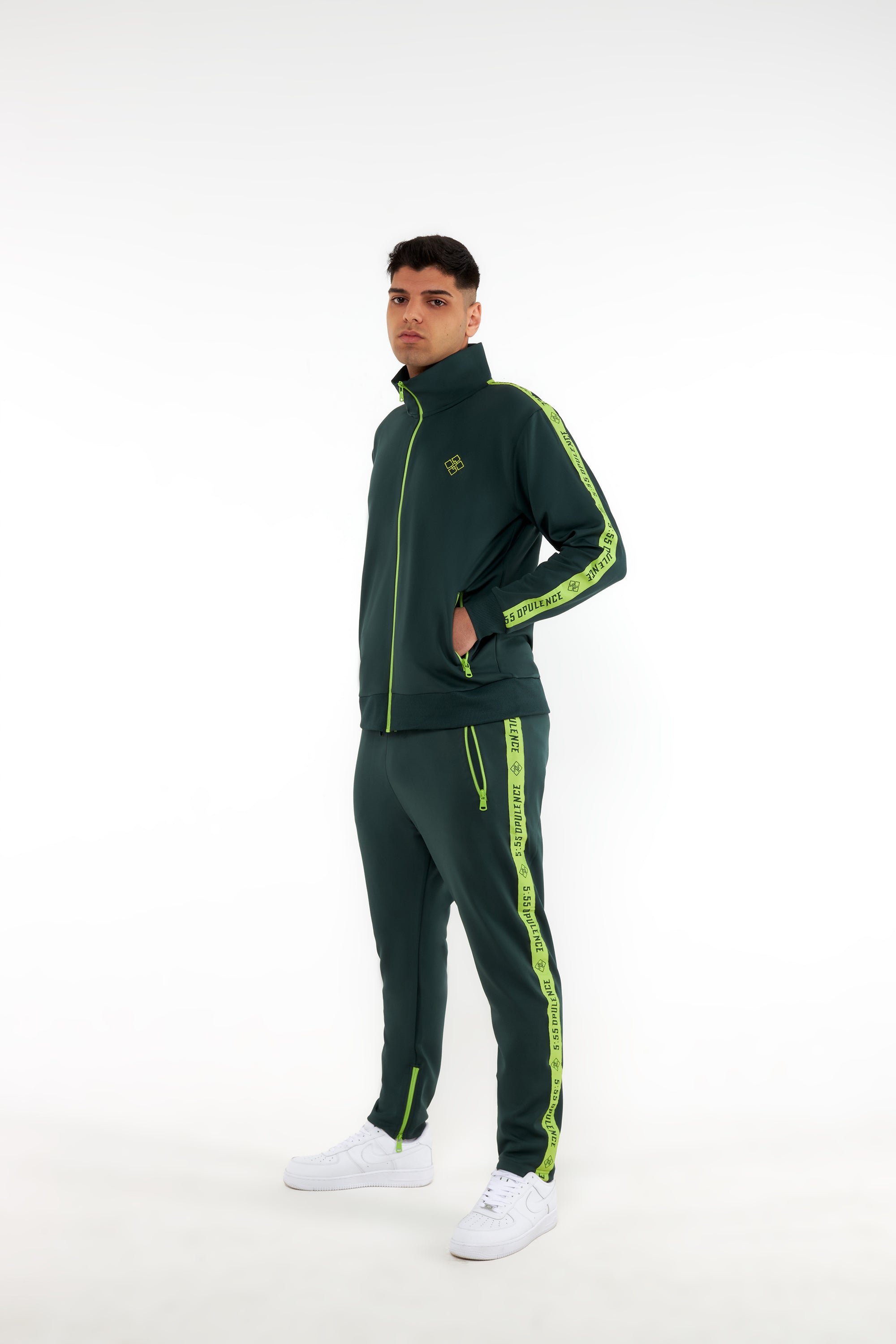 OPULENCE NEON STRIDE TRACK JACKET