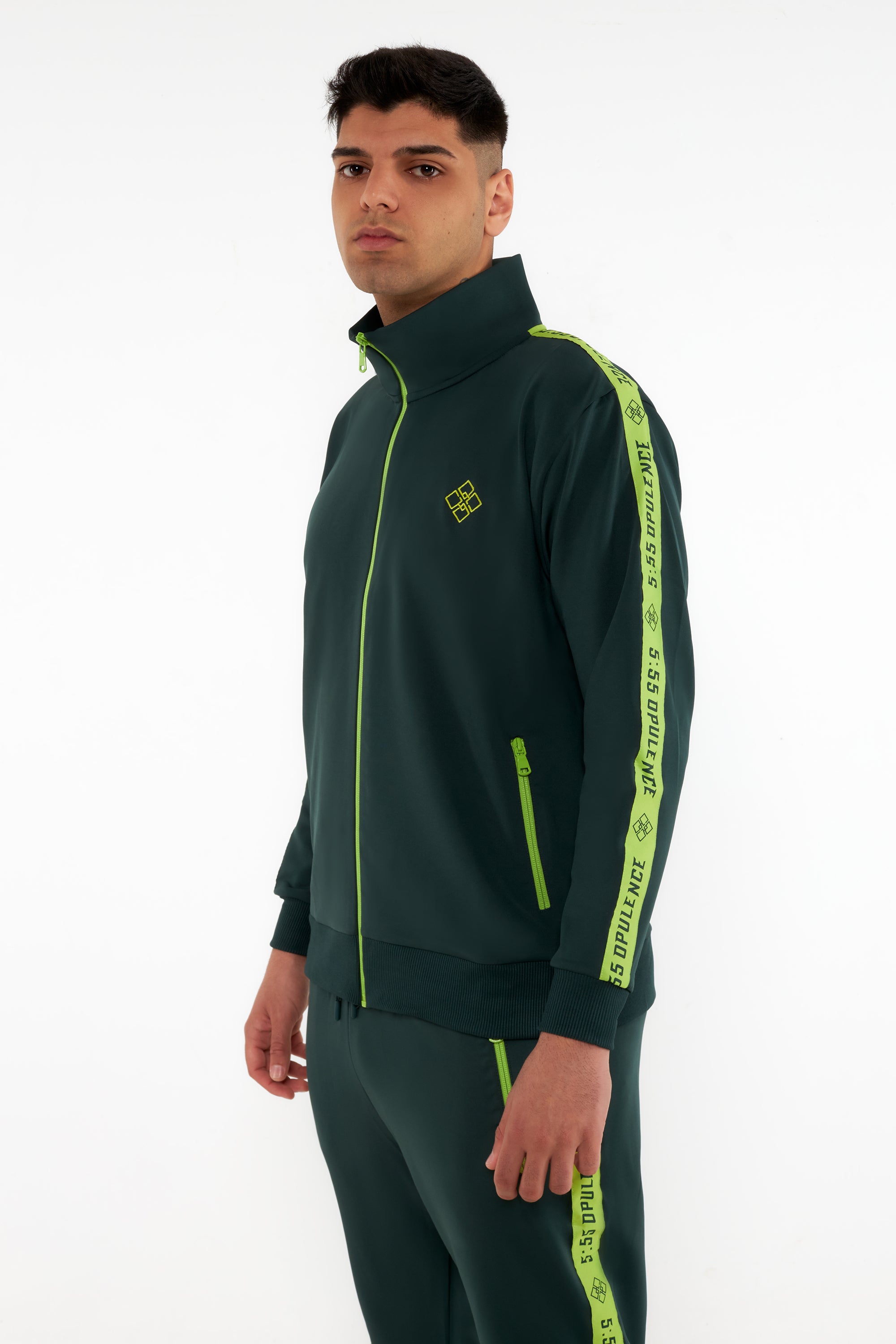 OPULENCE NEON STRIDE TRACK JACKET