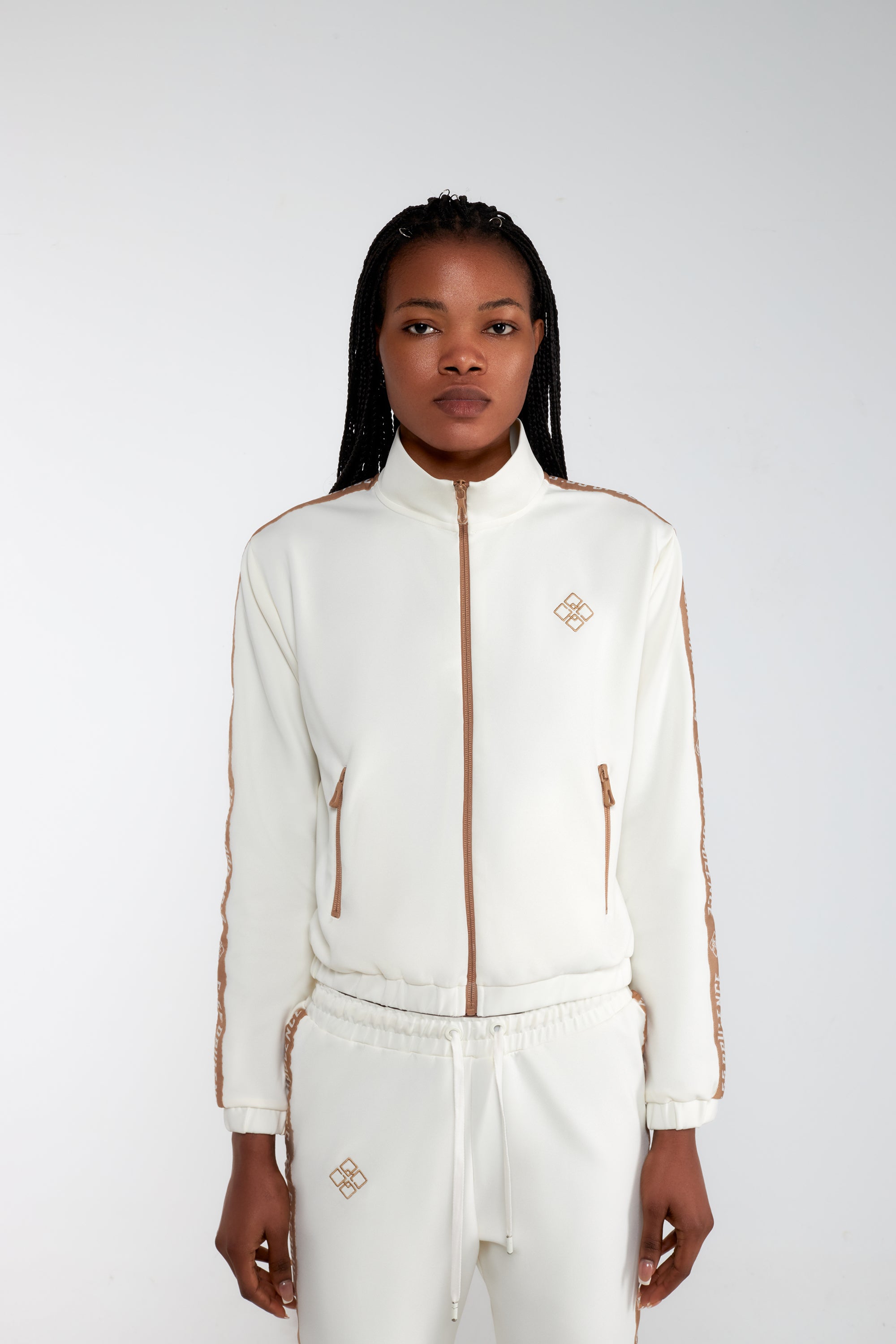 OPULENCE SANDSTONE TRACK JACKET