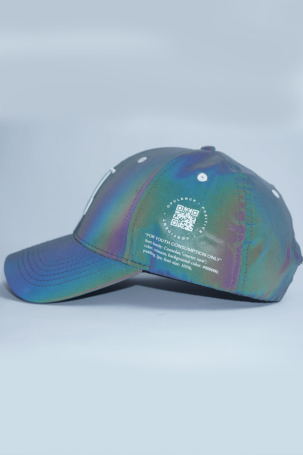OPULENCE IRIDESCENT SCRIPT CAP