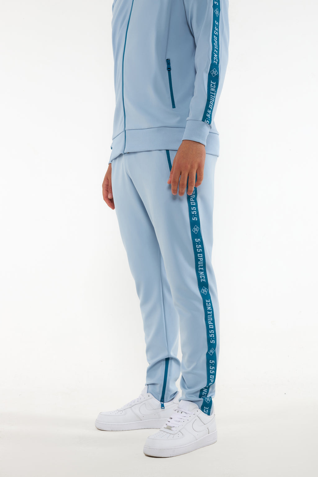 OPULENCE BLUE STRIDE TRACK PANTS